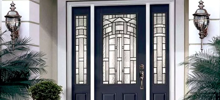 Stained Glass Door Panels in Santa Clara, CA